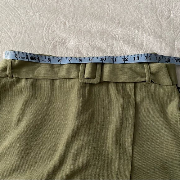 NWT Haute Monde Green Belted Skort - Picture 7 of 12